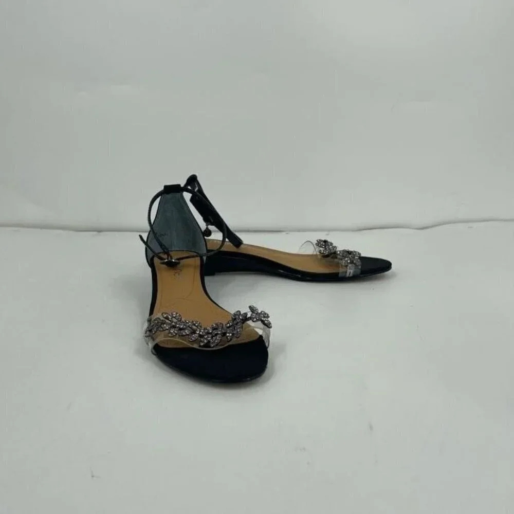 J. Renee Women's Eviana Glitter Ankle-Strap Sandals Size 7.5M New in Box